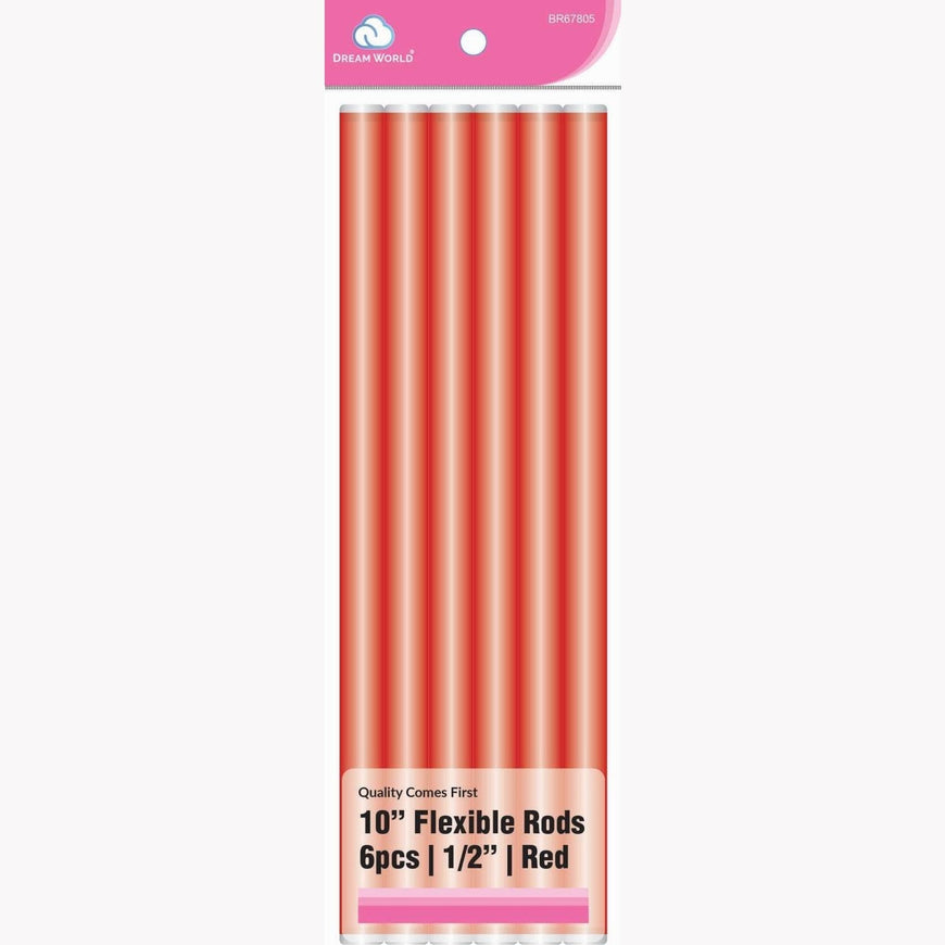Brittny Rod Flex 10 Red 6Ct - 0.5